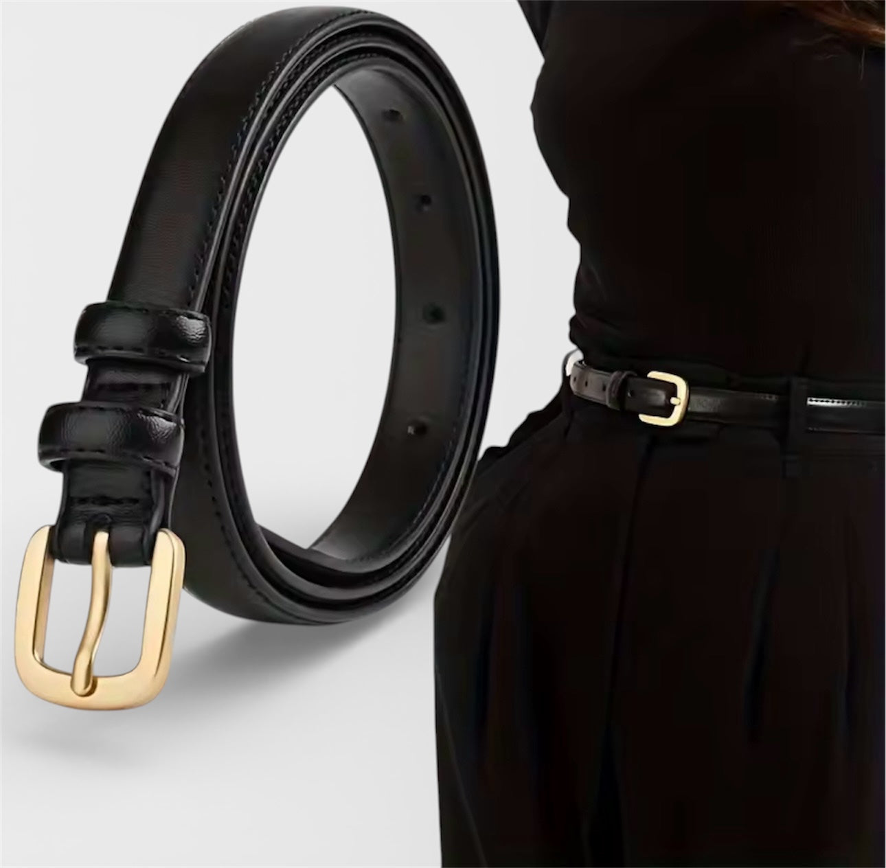 Cinturón Fino Aurea |
Hebilla Dorada para Vestidos